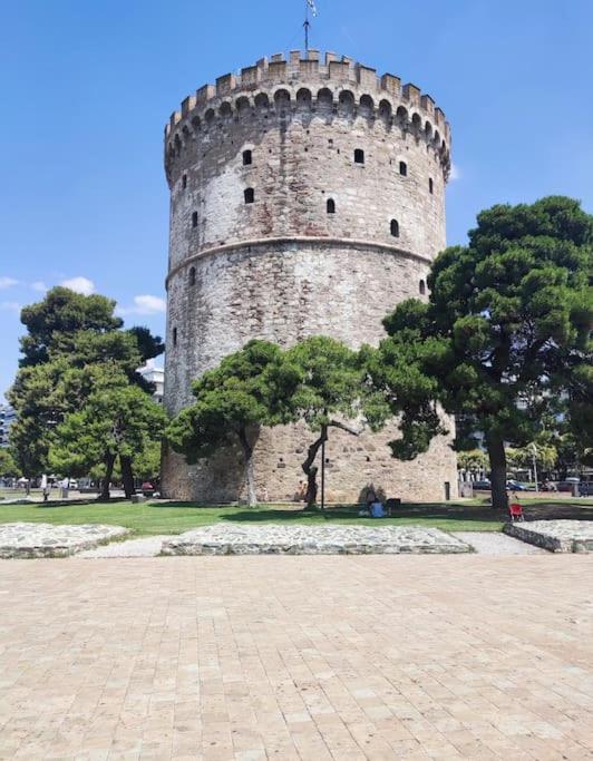 Apartment Next To White Tower Thessaloníki Exteriör bild